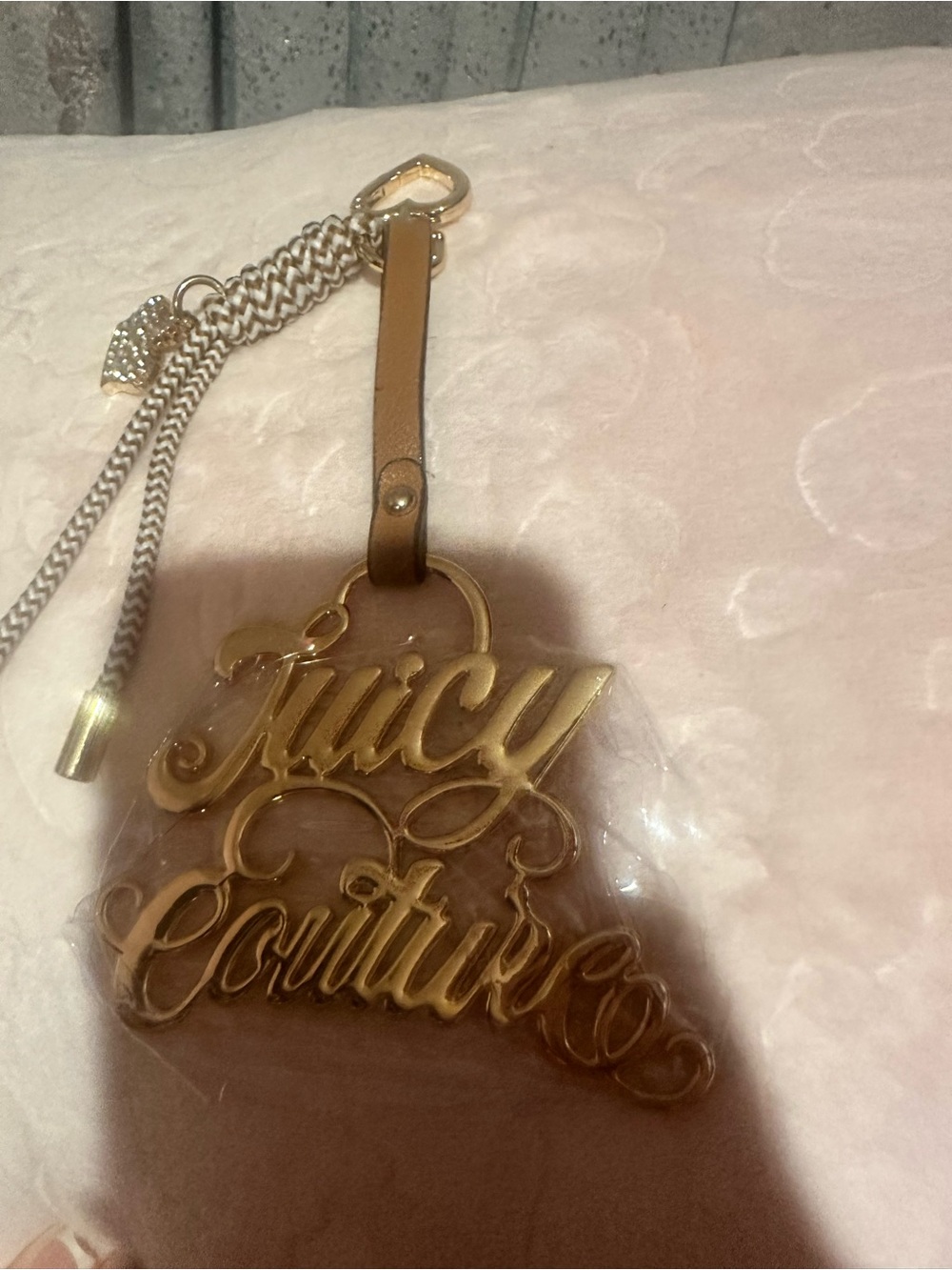 Juicy Couture keychain bag charm